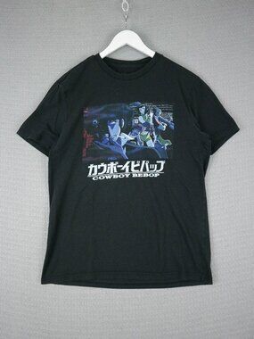 Cowboy Bebop Anime Crunchyroll Graphic Tee Mens Medium Black